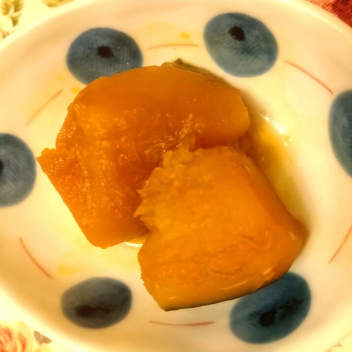かぼちゃの煮物　麺つゆ使用